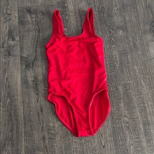 Weissman Red Leotard